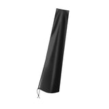 Maxbell Garden Parasol Cover Dust Protection Umbrella Cover for Yard Patio Courtyard Black without Pole