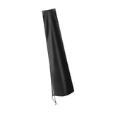 Maxbell Garden Parasol Cover Dust Protection Umbrella Cover for Yard Patio Courtyard Black without Pole