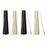 Maxbell Garden Parasol Cover Dust Protection Umbrella Cover for Yard Patio Courtyard Black without Pole