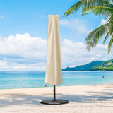 Maxbell Garden Parasol Cover Dust Protection Umbrella Cover for Yard Patio Courtyard Beige without Pole