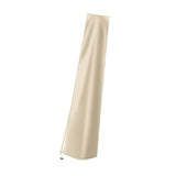 Maxbell Garden Parasol Cover Dust Protection Umbrella Cover for Yard Patio Courtyard Beige without Pole