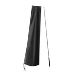 Maxbell Garden Parasol Cover Dust Protection Umbrella Cover for Yard Patio Courtyard Black With Pole