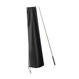Maxbell Garden Parasol Cover Dust Protection Umbrella Cover for Yard Patio Courtyard Black With Pole