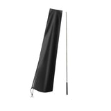 Maxbell Garden Parasol Cover Dust Protection Umbrella Cover for Yard Patio Courtyard Black With Pole