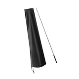 Maxbell Garden Parasol Cover Dust Protection Umbrella Cover for Yard Patio Courtyard Black With Pole