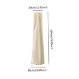 Maxbell Garden Parasol Cover Dust Protection Umbrella Cover for Yard Patio Courtyard Beige With Pole