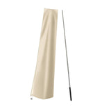 Maxbell Garden Parasol Cover Dust Protection Umbrella Cover for Yard Patio Courtyard Beige With Pole