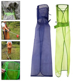 Maxbell Gardening Apron Supplies Mesh Fabric Work Apron for Planting Harvesting Work Blue