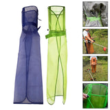 Maxbell Gardening Apron Supplies Mesh Fabric Work Apron for Planting Harvesting Work Blue