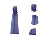 Maxbell Gardening Apron Supplies Mesh Fabric Work Apron for Planting Harvesting Work Blue