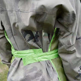 Maxbell Gardening Apron Supplies Mesh Fabric Work Apron for Planting Harvesting Work Green