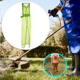 Maxbell Gardening Apron Supplies Mesh Fabric Work Apron for Planting Harvesting Work Green