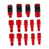 Maxbell 14Pcs Replacement Aluminum Alloy Quick Connectors Air Coupler & Air Plug Kit