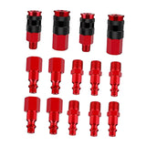 Maxbell 14Pcs Replacement Aluminum Alloy Quick Connectors Air Coupler & Air Plug Kit
