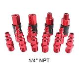 Maxbell 14Pcs Replacement Aluminum Alloy Quick Connectors Air Coupler & Air Plug Kit