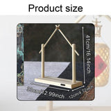 Maxbell Wind Chime Stand Wooden Keychain Jewelry Stand for Lantern Home Decor Indoor L