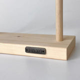 Maxbell Wind Chime Stand Wooden Keychain Jewelry Stand for Lantern Home Decor Indoor L