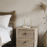 Maxbell Wind Chime Stand Wooden Keychain Jewelry Stand for Lantern Home Decor Indoor L