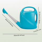 Maxbell Plant Watering Can Long Spout for Potted Plants Houseplants Indoor Gardening 53cmx33.5cm 10L Blue