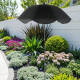 Maxbell Plant Umbrella for Outdoor Plants Sun Shade for Plants for Potted Flower Pot Black