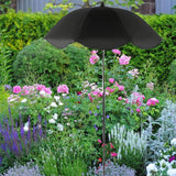 Maxbell Plant Umbrella for Outdoor Plants Sun Shade for Plants for Potted Flower Pot Black