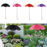 Maxbell Plant Umbrella for Outdoor Plants Sun Shade for Plants for Potted Flower Pot Black