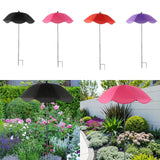 Maxbell Plant Umbrella for Outdoor Plants Sun Shade for Plants for Potted Flower Pot Black