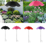 Maxbell Plant Umbrella for Outdoor Plants Sun Shade for Plants for Potted Flower Pot Black