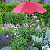 Maxbell Plant Umbrella for Outdoor Plants Sun Shade for Plants for Potted Flower Pot Pink