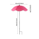 Maxbell Plant Umbrella for Outdoor Plants Sun Shade for Plants for Potted Flower Pot Pink