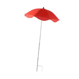 Maxbell Plant Umbrella for Outdoor Plants Sun Shade for Plants for Potted Flower Pot Red