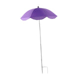 Maxbell Plant Umbrella for Outdoor Plants Sun Shade for Plants for Potted Flower Pot Purple