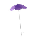 Maxbell Plant Umbrella for Outdoor Plants Sun Shade for Plants for Potted Flower Pot Purple