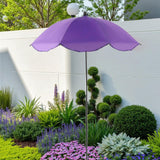 Maxbell Plant Umbrella for Outdoor Plants Sun Shade for Plants for Potted Flower Pot Purple