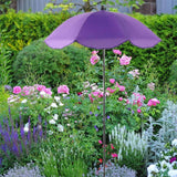 Maxbell Plant Umbrella for Outdoor Plants Sun Shade for Plants for Potted Flower Pot Purple