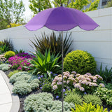 Maxbell Plant Umbrella for Outdoor Plants Sun Shade for Plants for Potted Flower Pot Purple