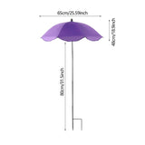 Maxbell Plant Umbrella for Outdoor Plants Sun Shade for Plants for Potted Flower Pot Purple