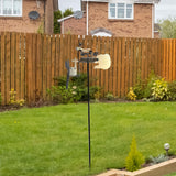 Maxbell Handmade Metal Drummer Windmill Art Sculpture for Backyard Home Outdoor