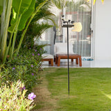 Maxbell Handmade Metal Drummer Windmill Art Sculpture for Backyard Home Outdoor