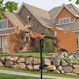 Maxbell Drummer Windmill Creative Percussionist Music Statue for Porch Backyard Yard
