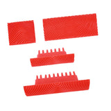 Maxbell 4x Wood Graining Tools Rubber Premium for All Surface Wood Grain Paint Tool