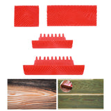 Maxbell 4x Wood Graining Tools Rubber Premium for All Surface Wood Grain Paint Tool
