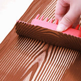 Maxbell 4x Wood Graining Tools Rubber Premium for All Surface Wood Grain Paint Tool