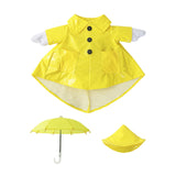 Maxbell Raincoat Goose Outfit Fits 23" H Statue Cute Costume for Yard Courtyard Home