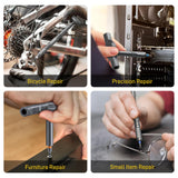 Maxbell 42 in 1 Screwdriver Set Accessories DIY Crafting Project for Bicycle Home PC