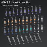 Maxbell 42 in 1 Screwdriver Set Accessories DIY Crafting Project for Bicycle Home PC