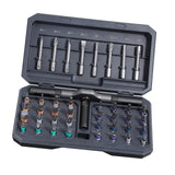 Maxbell 42 in 1 Screwdriver Set Accessories DIY Crafting Project for Bicycle Home PC