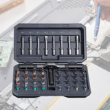 Maxbell 42 in 1 Screwdriver Set Accessories DIY Crafting Project for Bicycle Home PC