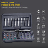 Maxbell 42 in 1 Screwdriver Set Accessories DIY Crafting Project for Bicycle Home PC