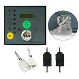 Maxbell Generator Controller Board Panel Sturdy with Key Diesel Engine Control Panel